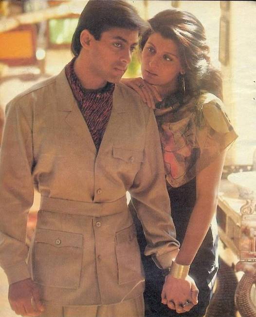 Salman Khan with Sangeeta Bijlani