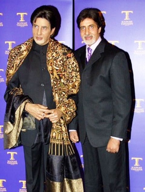 Amitabh Bachchan's wax statue at the Madame Tussauds, London
