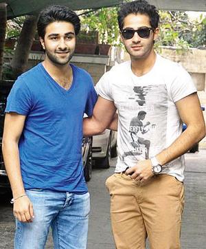 Aadar with his brother