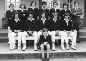 Imran Khan (Sitting 2nd from Left) With His Royal Grammar School of Worcester Team-mates