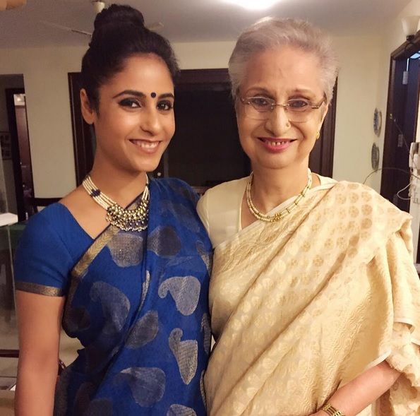 Gaiti Siddiqui with her mother