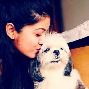 Ishita Dutta loves dogs