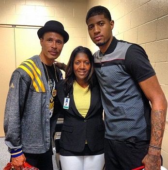 Paul George with Parents