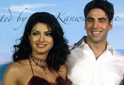 Akshay Kumar With His Ex-Girlfriend Priyanka