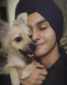 Damanpreet Singh- Dog Lover