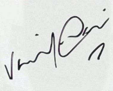 Virat Kohli signature