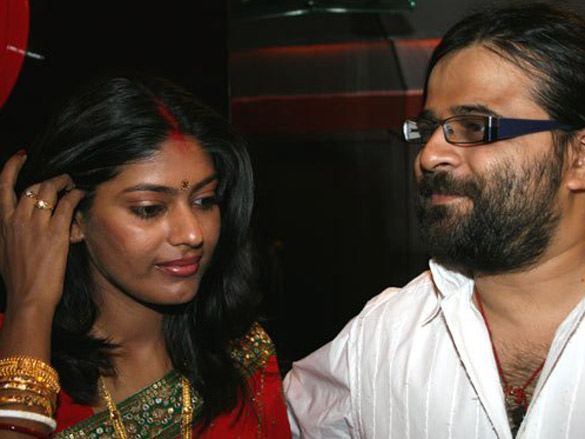 Pritam Chakraborty with wife Smita