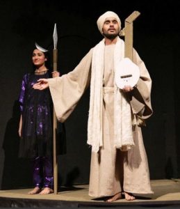 Jagjeet Sandhu during a play
