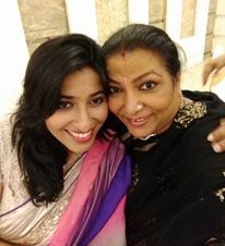 Abha Parmar with daughter