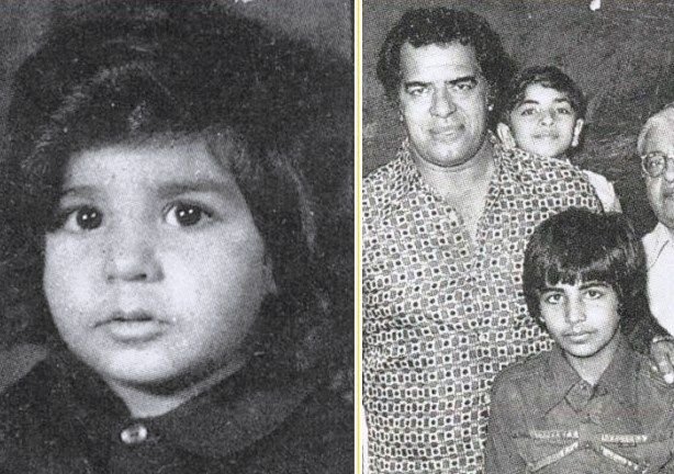 Akshay Kumar Childhood Photo With Dara Singh