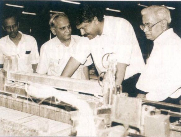 Ajay Piramal at Morarji Mills in 1980s
