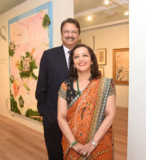 Ajay Piramal with his wife