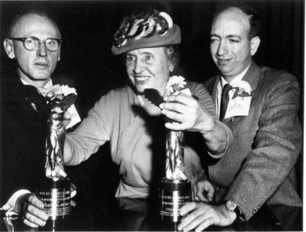 Helen Keller Receiving Awards