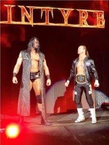 Drew McIntyre With His Tag Teammate Dolph Ziggler