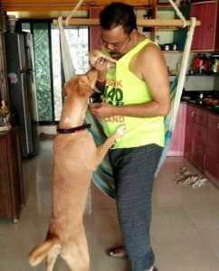 Nagesh Bhosle loves animals