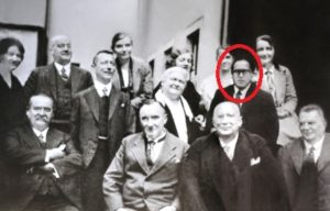 B. R. Ambedkar with his professors and friends from the London School of Economics and Political Science