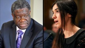 Nadia Murad and Denis Mukwege were awarded Noble Peace Prize