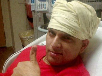 Neena Bundhel stepson Yuvraj Singh while admitted in a hospital