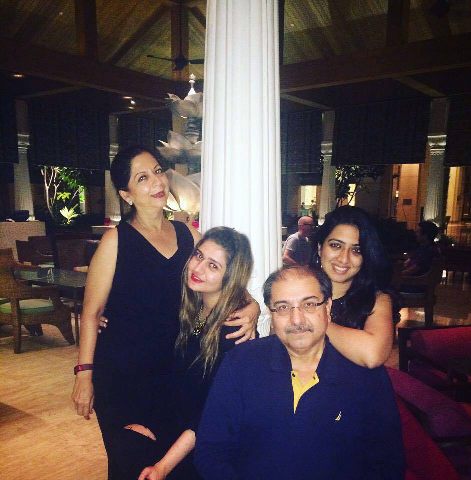 Deepika Ghose with her family 