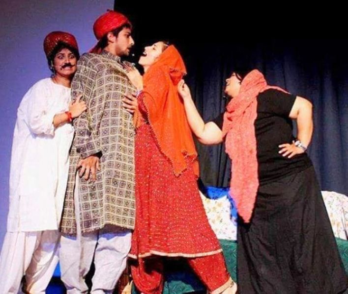 Fahmaan Khan in a Theatre Play