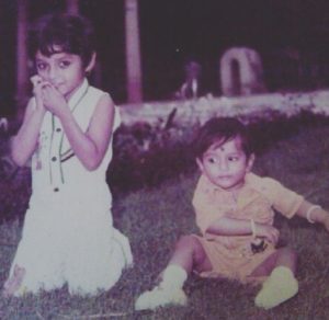 Rupali Ganguly's childhood picture