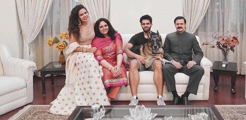 Aakriti Rana with her family