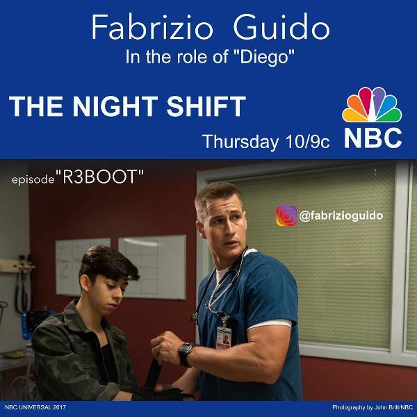 Fabrizio Guido in an episode of The Night Shift